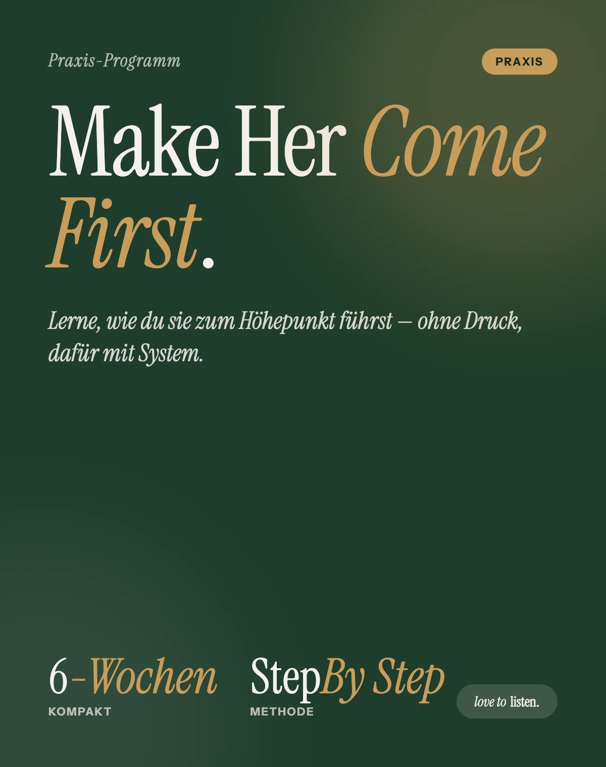 Make Her Come First